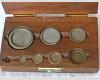 1. Vintage Cased Set Of Avery Postage Apothecary Weights